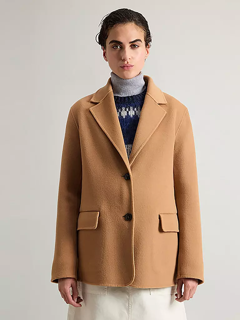 WOOLRICH | Veste en laine | Camel