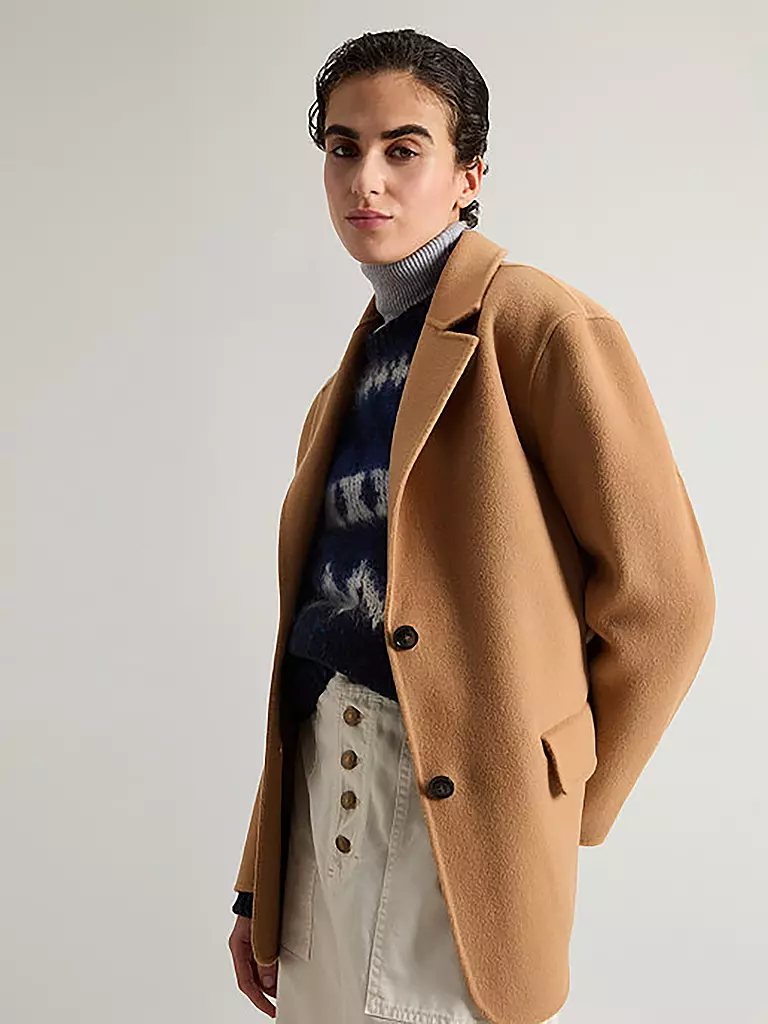 WOOLRICH | Veste en laine | Camel