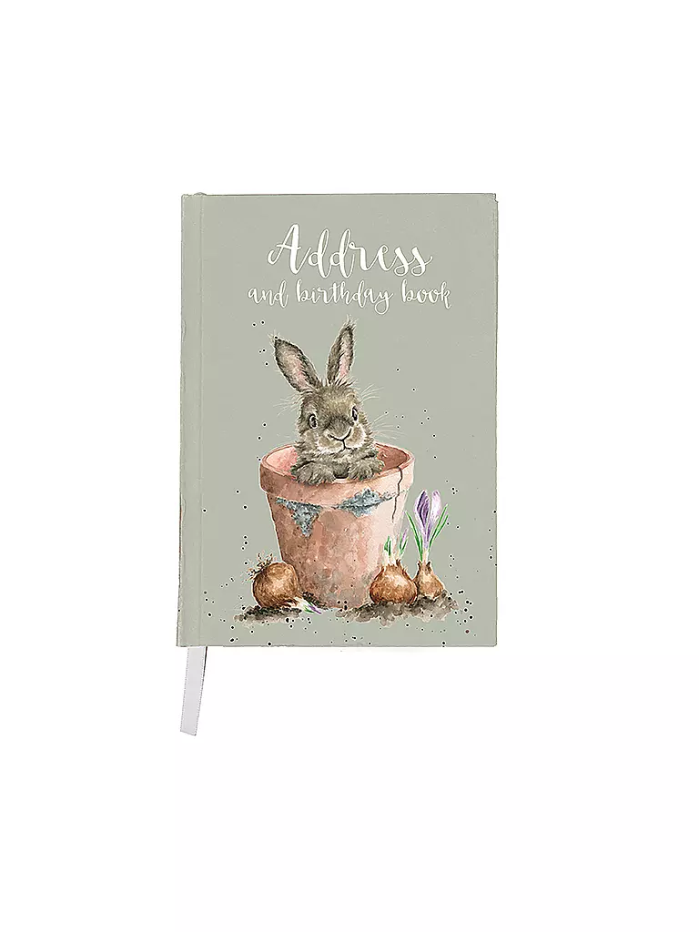 WRENDALE | Carnet d'adresses Le pot de fleurs | Vert clair