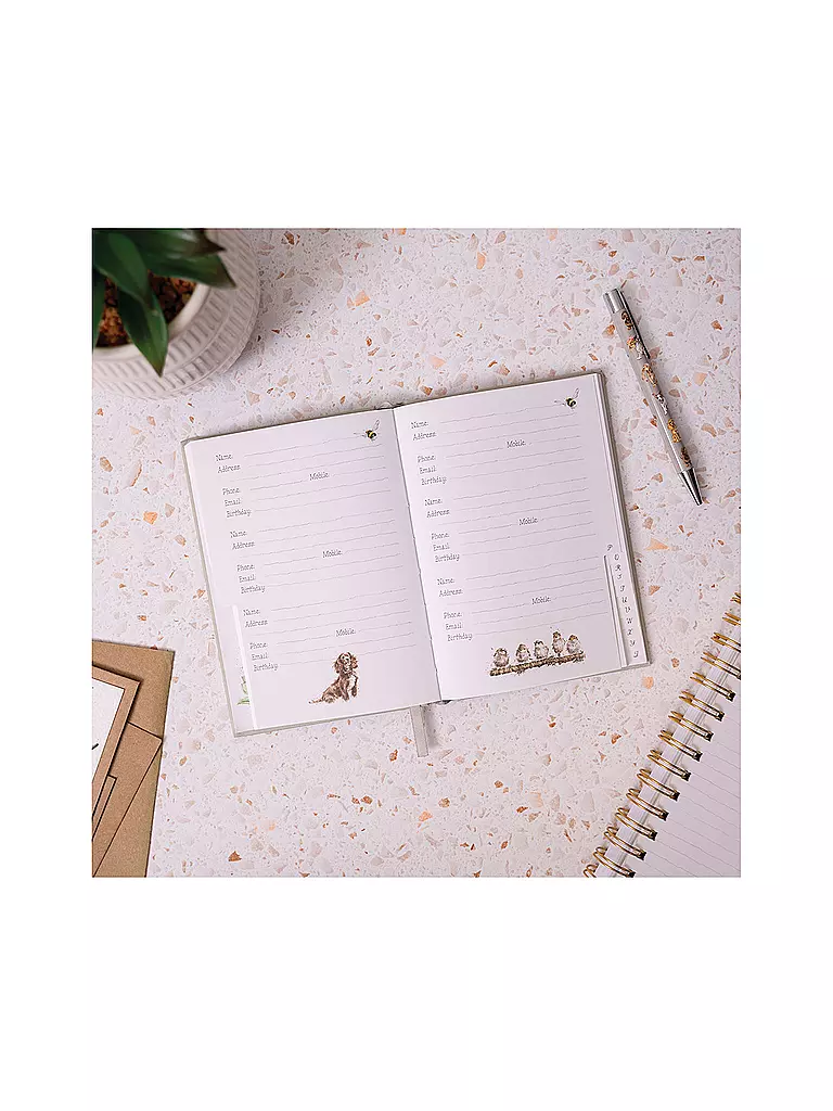 WRENDALE | Carnet d'adresses Le pot de fleurs |