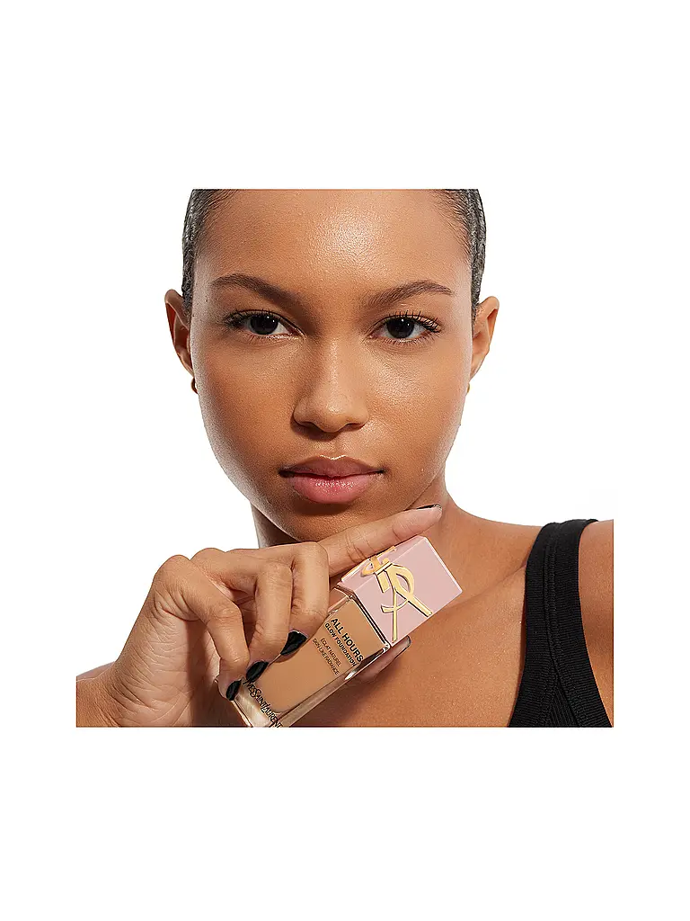 YVES SAINT LAURENT | All Hours Glow Foundation MW8 | Marron clair