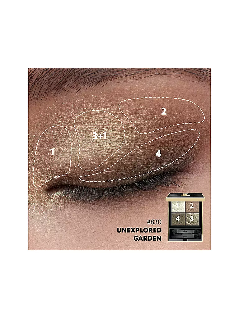 YVES SAINT LAURENT | Couture Mini Clutch Palette d'Ombres à Paupières (830 Unexplored Garden) | olive