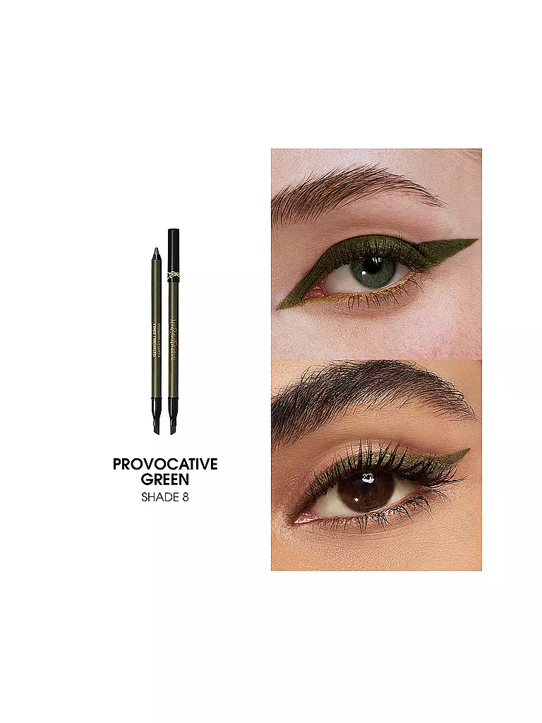 YVES SAINT LAURENT | Lines Liberated Eyeliner Pencil 08 | dunkelgrün