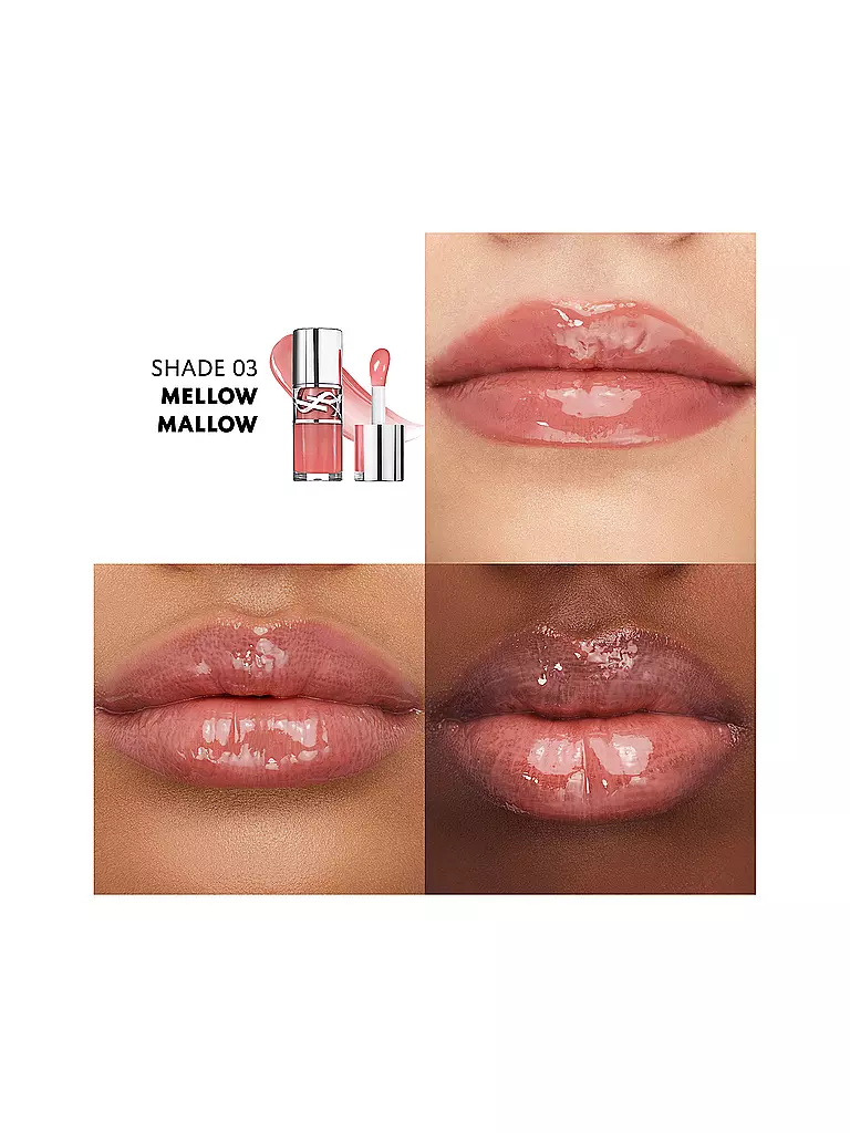 YVES SAINT LAURENT | Loveshine Plumping Lip Oil Gloss (3 Mellow Mallow) | 