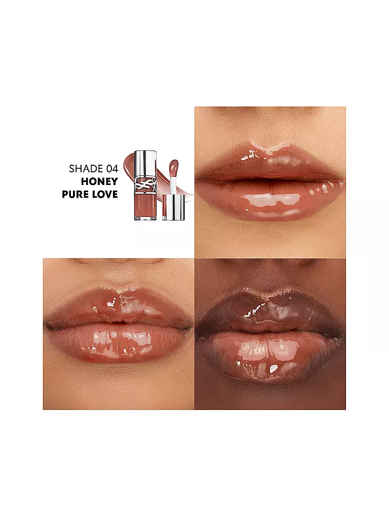YVES SAINT LAURENT | Loveshine Plumping Lip Oil Gloss (4 Honey Love) | 
