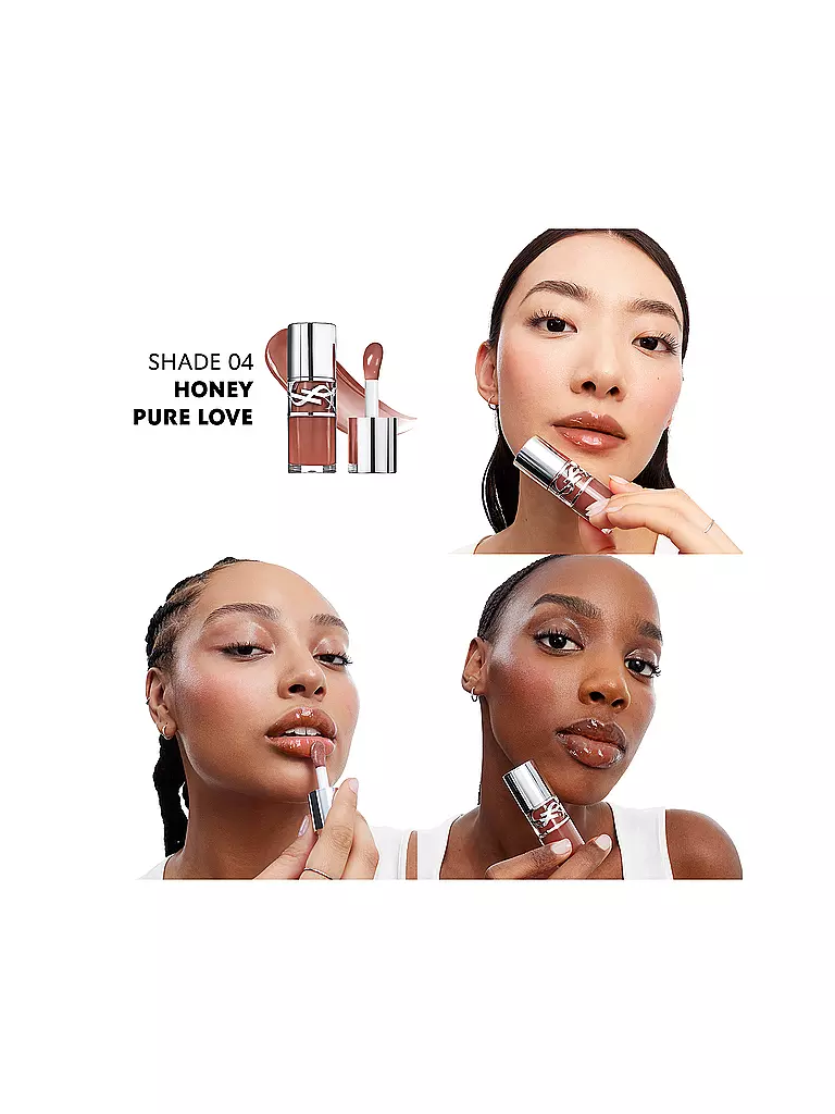 YVES SAINT LAURENT | Loveshine Plumping Lip Oil Gloss (4 Honey Love) | 