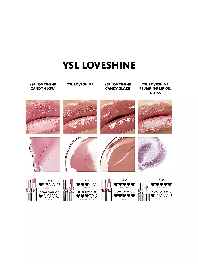 YVES SAINT LAURENT | Loveshine Plumping Lip Oil Gloss (44 Nude Moonstone) | rosa