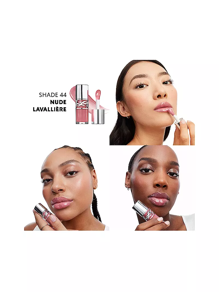 YVES SAINT LAURENT | Loveshine Plumping Lip Oil Gloss (44 Nude Moonstone) | rosa