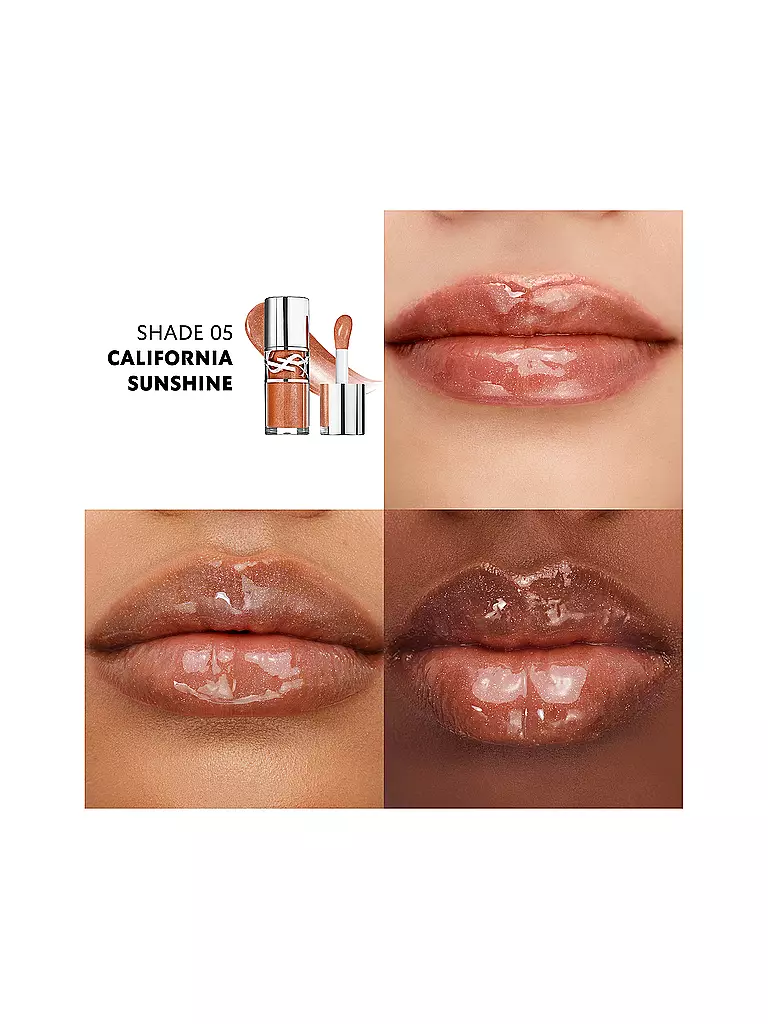 YVES SAINT LAURENT | Loveshine Plumping Lip Oil Gloss (5 California Sunshine) | 