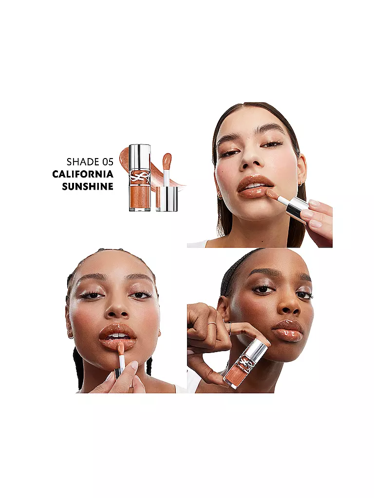 YVES SAINT LAURENT | Loveshine Plumping Lip Oil Gloss (5 California Sunshine) | 