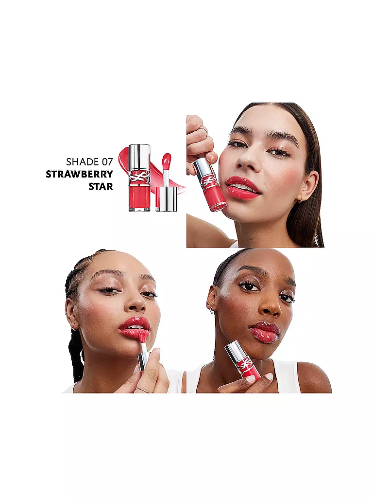 YVES SAINT LAURENT | Loveshine Plumping Lip Oil Gloss (7 Strawberry Star) | 