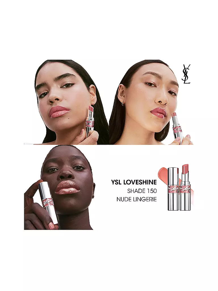 YVES SAINT LAURENT | Loveshine Rouge à Lèvres (150 Nude Lingerie) | rosa