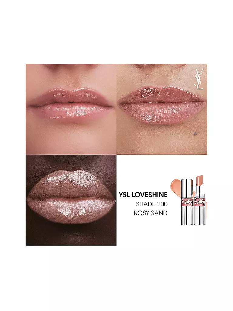 YVES SAINT LAURENT | Loveshine Rouge à Lèvres (200 Rosy Sand) | beige