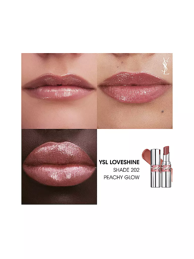 YVES SAINT LAURENT | Loveshine Rouge à Lèvres (202 Rose Nu) | rosa