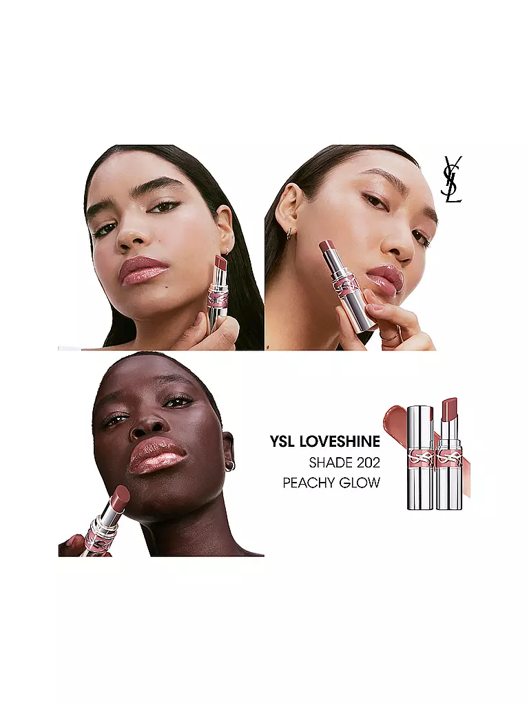 YVES SAINT LAURENT | Loveshine Rouge à Lèvres (202 Rose Nu) | rosa