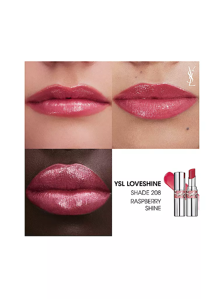 YVES SAINT LAURENT | Loveshine Rouge à Lèvres (208 Pink Kiss) | pink