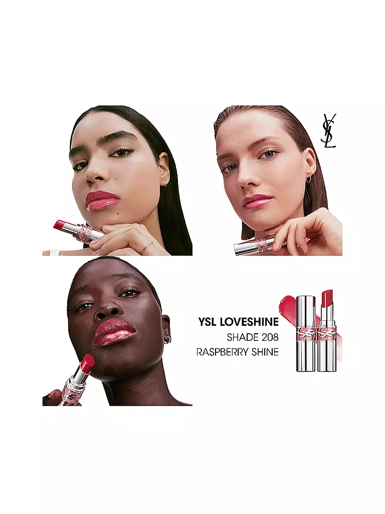 YVES SAINT LAURENT | Loveshine Rouge à Lèvres (208 Pink Kiss) | pink