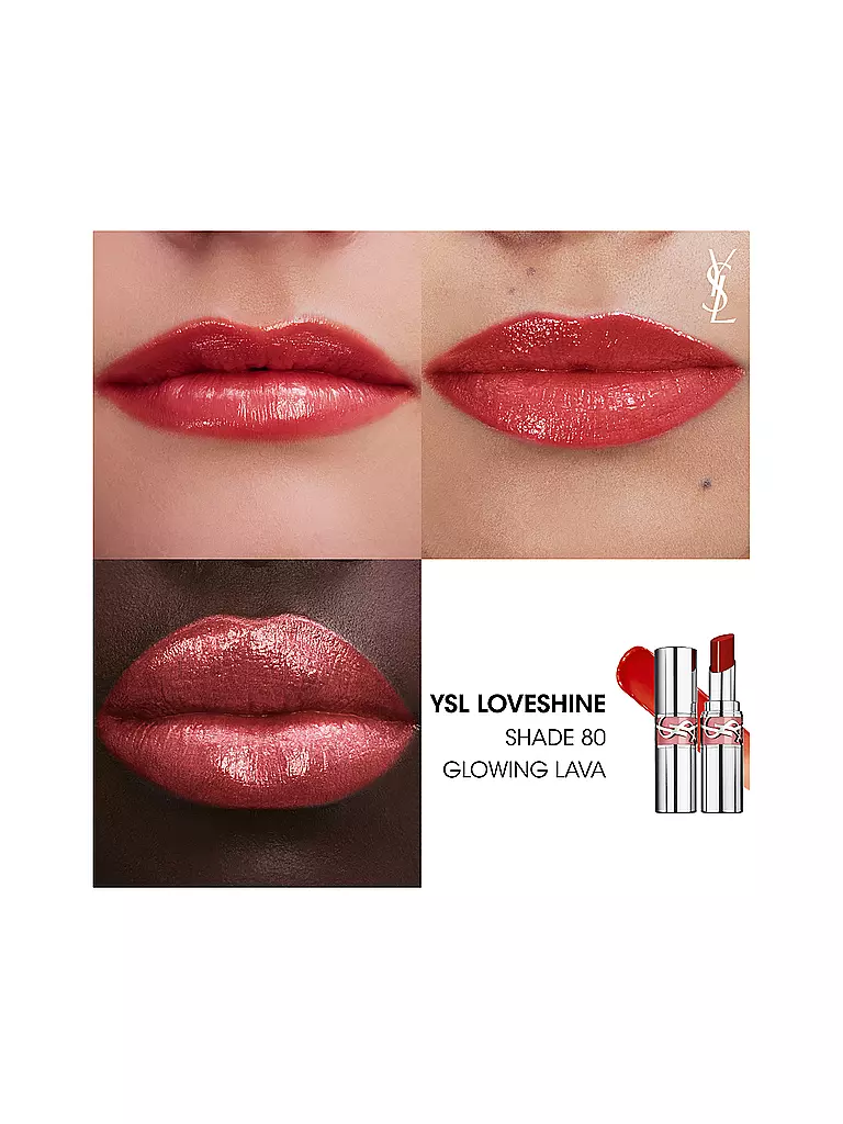 YVES SAINT LAURENT | Loveshine Rouge à Lèvres (80 Glowing Lava) | beere
