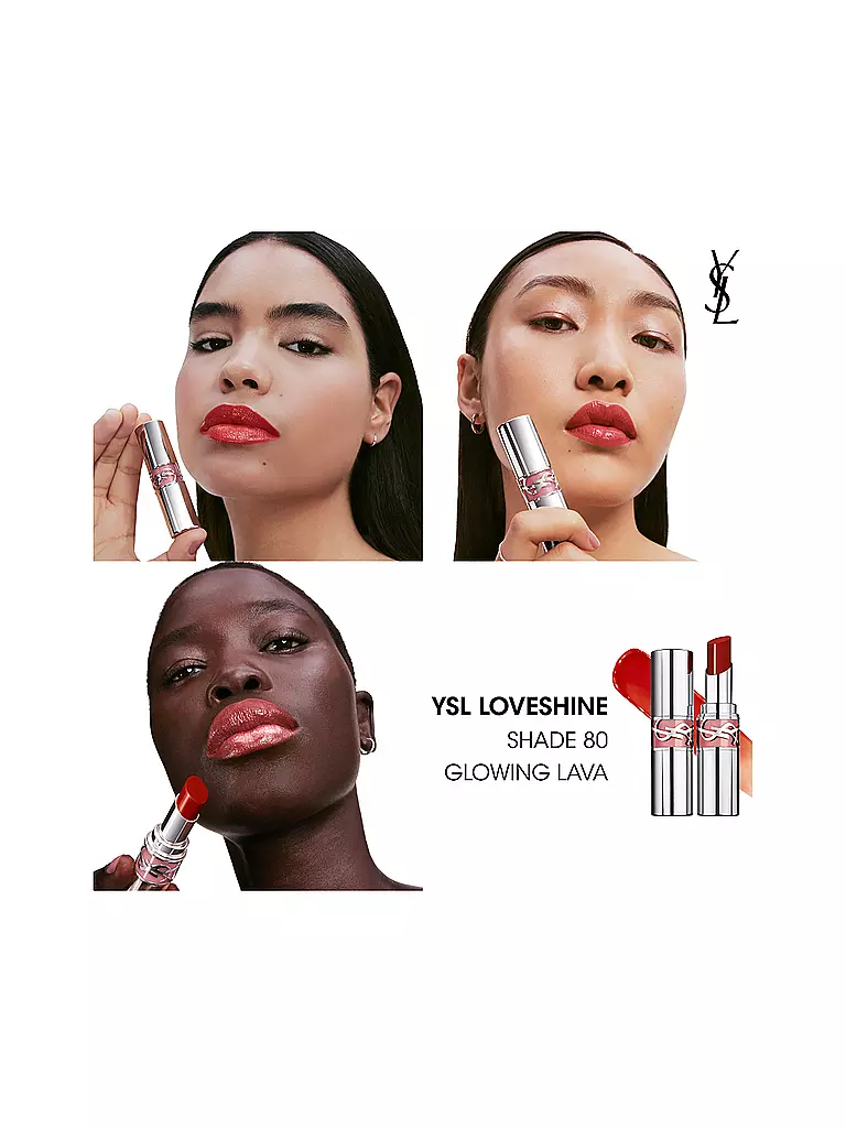 YVES SAINT LAURENT | Loveshine Rouge à Lèvres (80 Glowing Lava) | beere