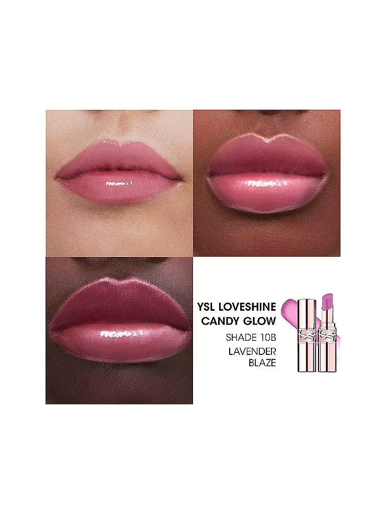 YVES SAINT LAURENT | Rouge à lèvres - Loveshine Candy Glow Balm (10B Lavender Blaze) | 