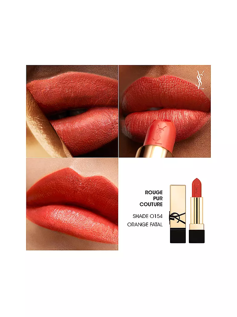 YVES SAINT LAURENT | Rouge à lèvres - Rouge Pur Couture (154) | dunkelrot