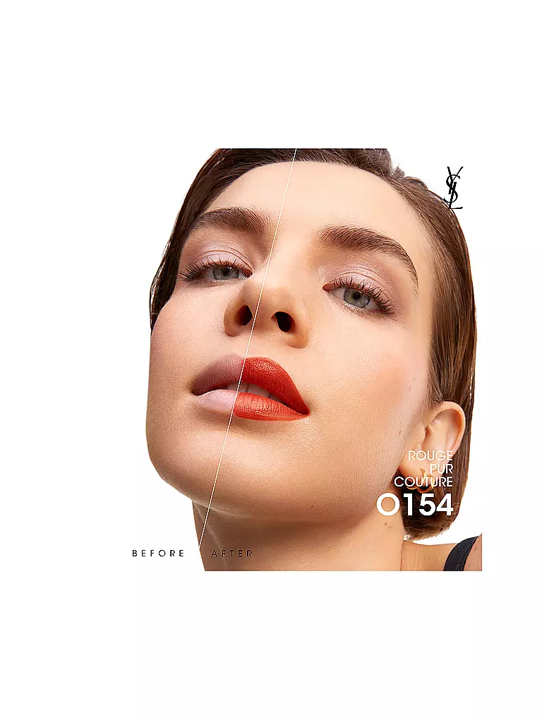 YVES SAINT LAURENT | Rouge à lèvres - Rouge Pur Couture (154) | dunkelrot