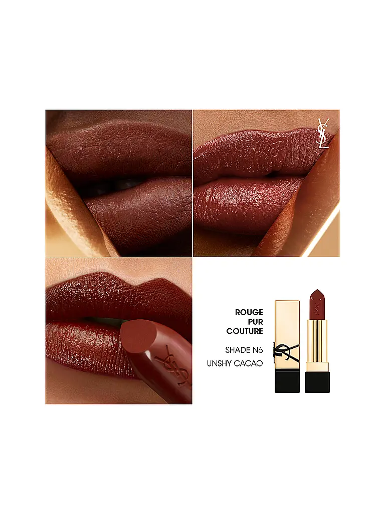 YVES SAINT LAURENT | Rouge à lèvres - Rouge Pur Couture (N° N6 - Unshy Cacao) | 