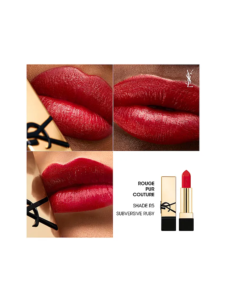 YVES SAINT LAURENT | Rouge à lèvres - Rouge Pur Couture (N° R5 Subversive Ruby) | 