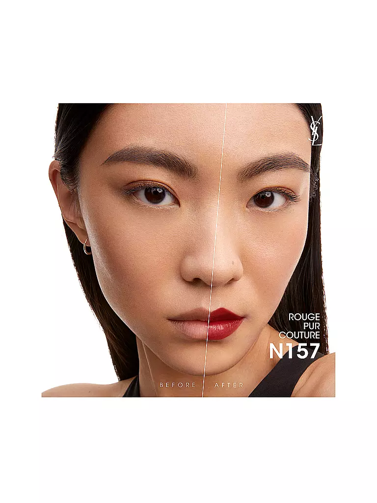 YVES SAINT LAURENT | Rouge à lèvres - Rouge Pur Couture (N157) | dunkelrot