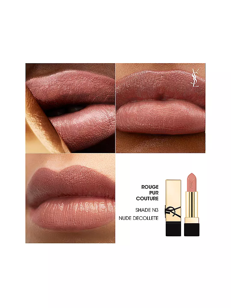 YVES SAINT LAURENT | Rouge à lèvres - Rouge Pur Couture (N3) | rosa