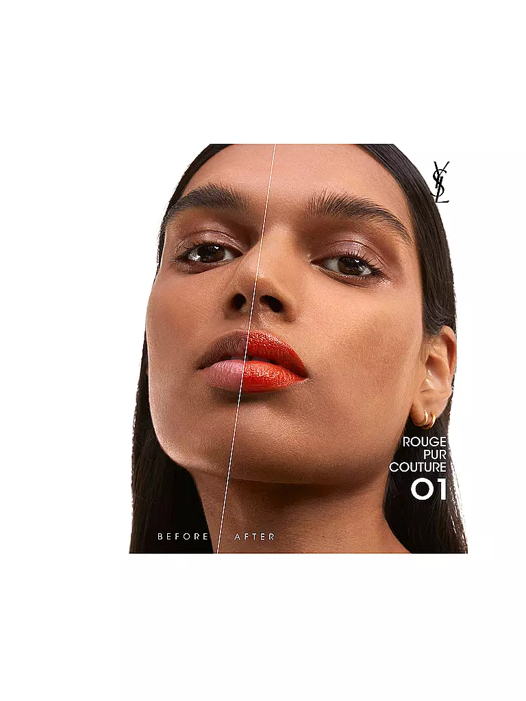 YVES SAINT LAURENT | Rouge à lèvres - Rouge Pur Couture (O1) | dunkelrot