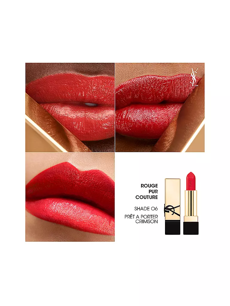 YVES SAINT LAURENT | Rouge à lèvres - Rouge Pur Couture (O6) | dunkelrot