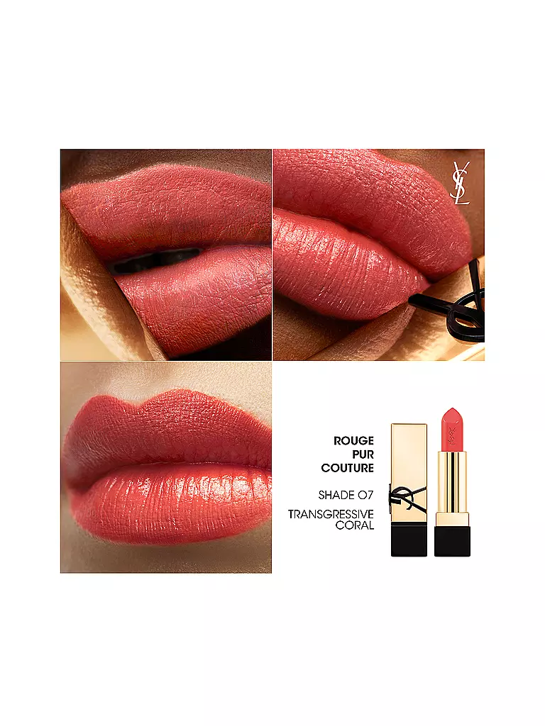 YVES SAINT LAURENT | Rouge à lèvres - Rouge Pur Couture (O7) | koralle