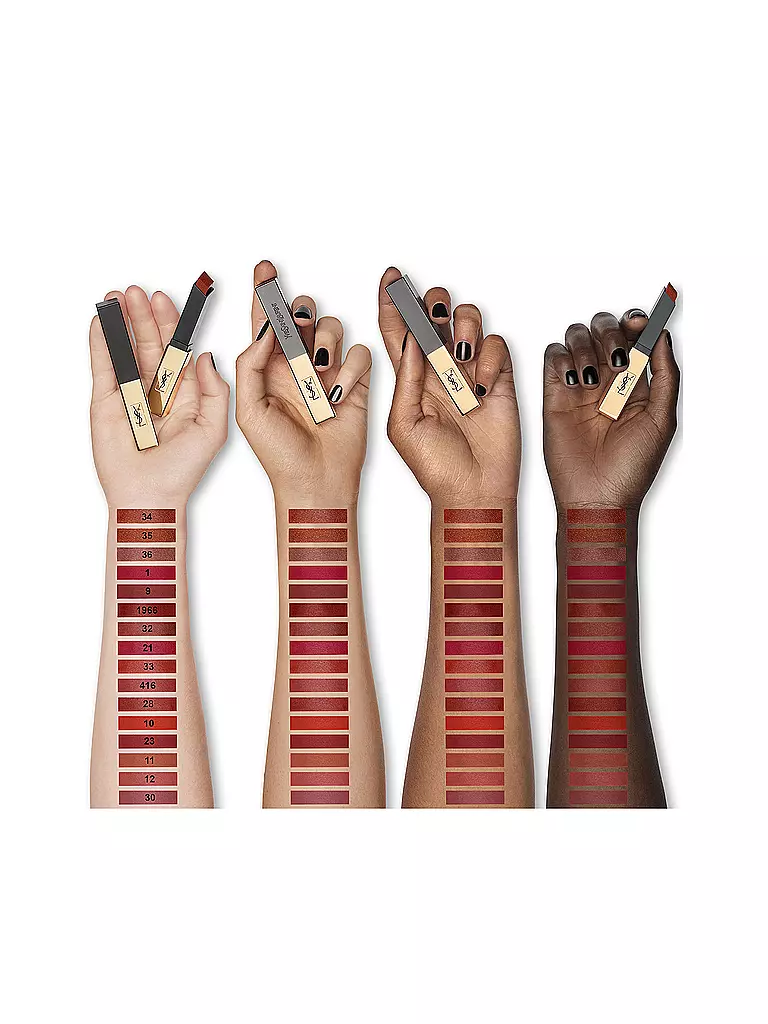 YVES SAINT LAURENT | Rouge à lèvres - Rouge Pur Couture The Slim (34 Blasting Terra) | dunkelrot