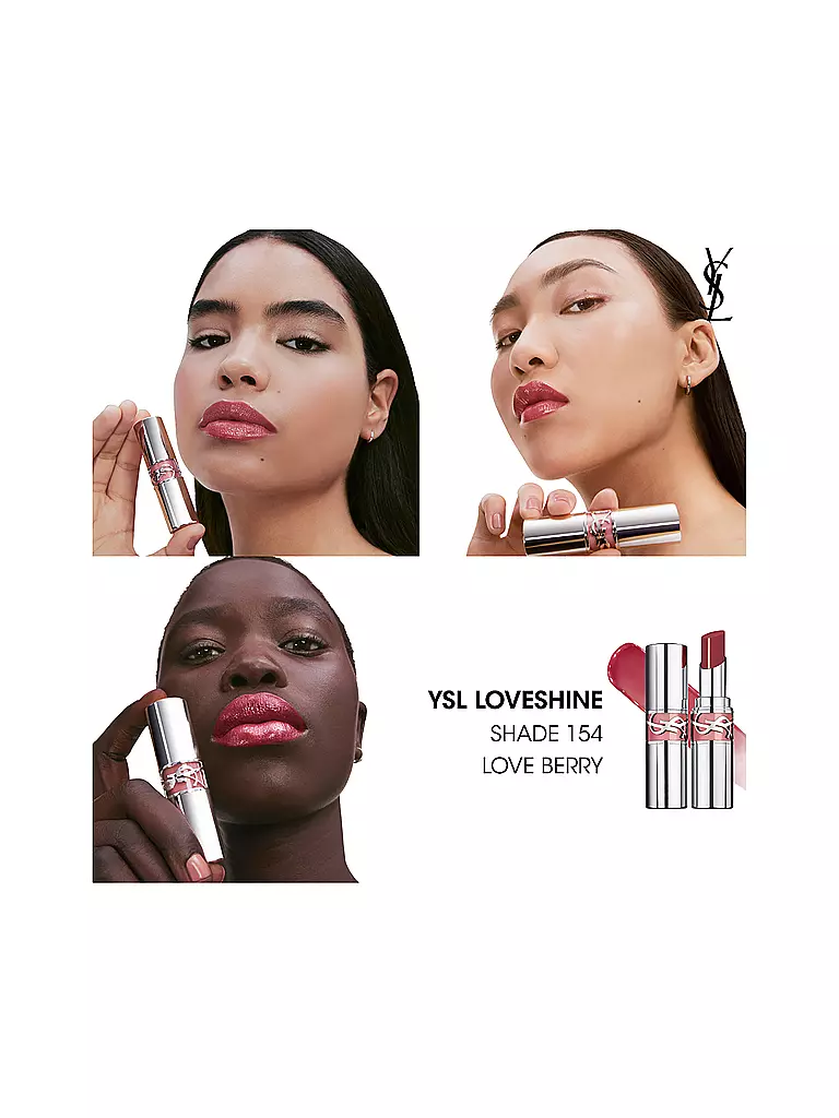 YVES SAINT LAURENT | Rouge à lèvres Loveshine (154 Pink in Shine) | beere