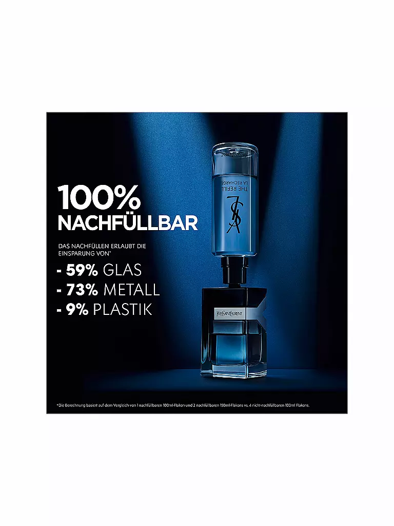 YVES SAINT LAURENT | Y Eau de Parfum 100ml Rechargeable | 