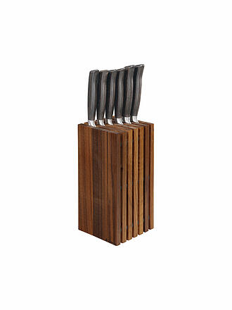 ZASSENHAUS | Bloc à couteaux 13x26cm Noyer