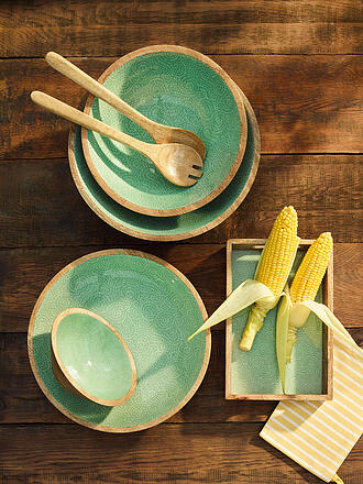 ZASSENHAUS | Bol 30cm BRUSH-GREEN MANGO Vert