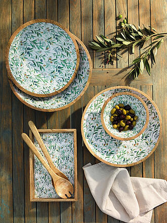 ZASSENHAUS | Bol 35cm OLIVE MANGO Jaune/Vert