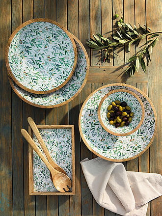 ZASSENHAUS | Saladier 30cm OLIVE MANGO Jaune/Vert