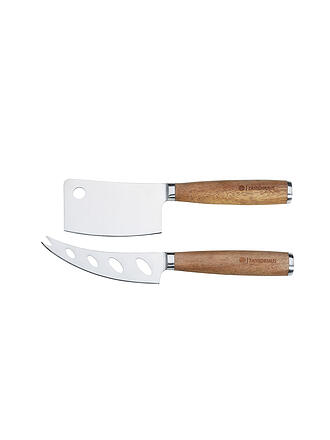 ZASSENHAUS | Set de couteaux à fromage 2 pièces Acacia Marron foncé