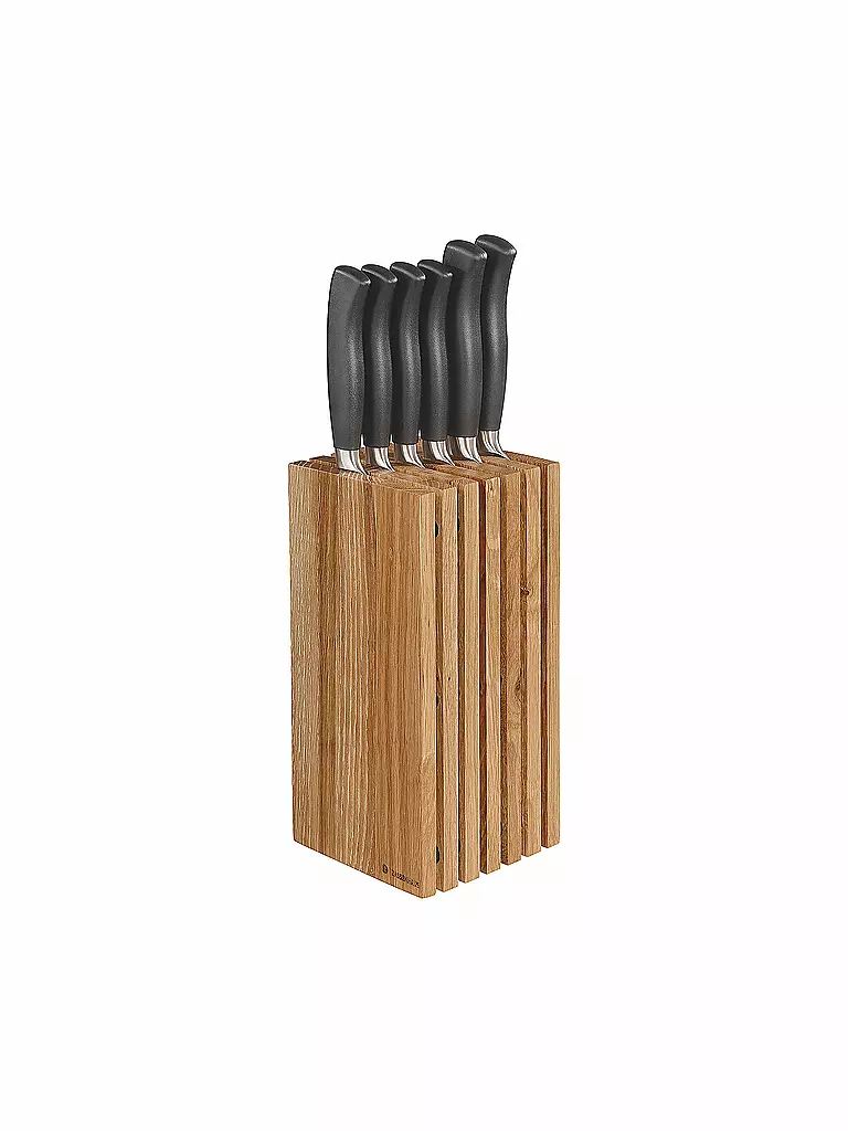 ZASSENHAUS | Bloc à couteaux 13x26cm chêne | braun
