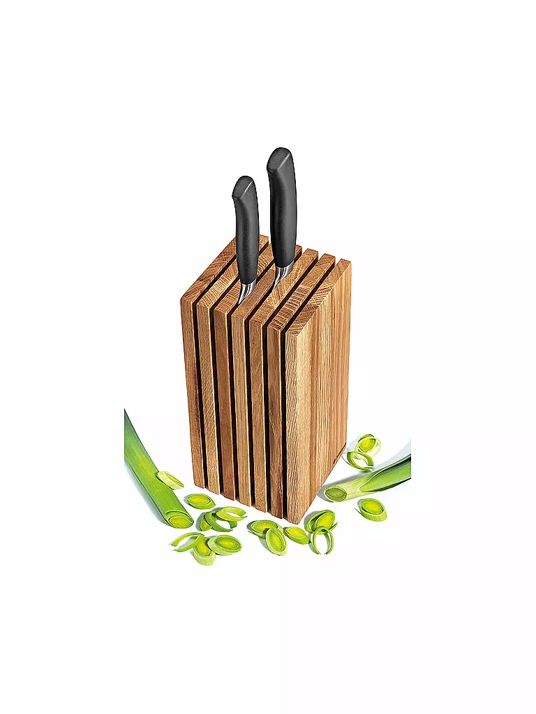 ZASSENHAUS | Bloc à couteaux 13x26cm chêne | 