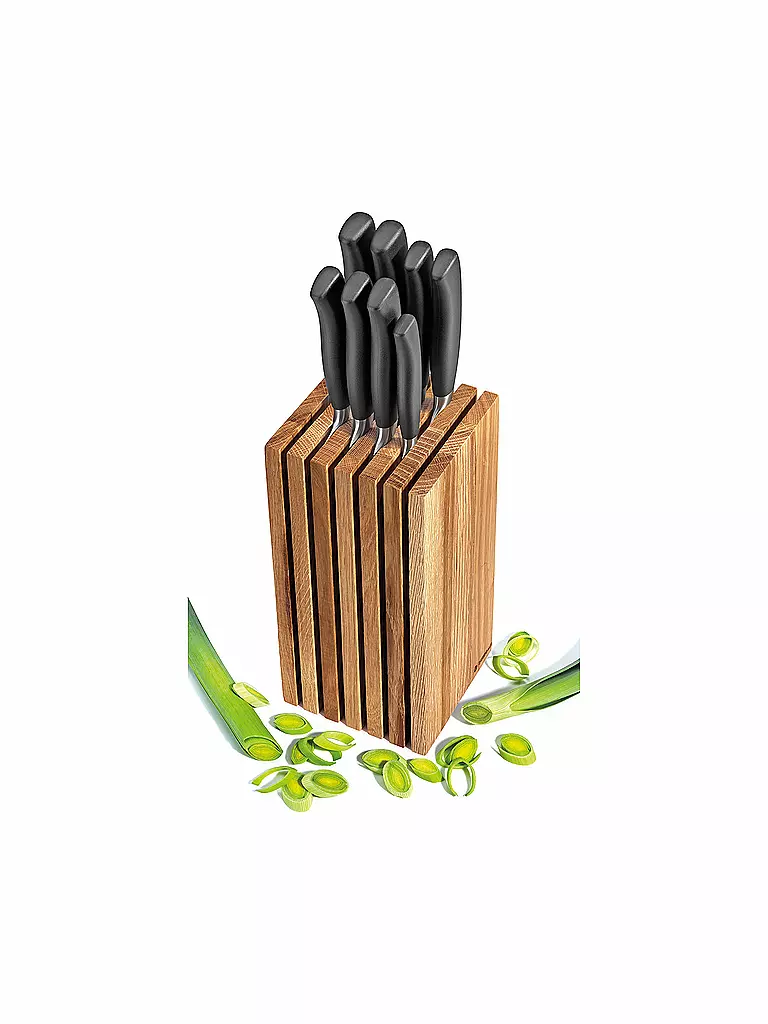 ZASSENHAUS | Bloc à couteaux 13x26cm chêne | 