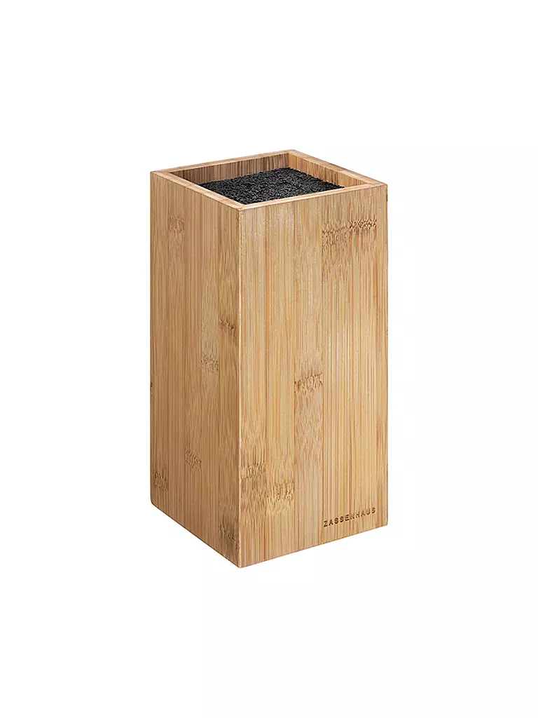 ZASSENHAUS | Bloc à couteaux en bambou 23cm | braun