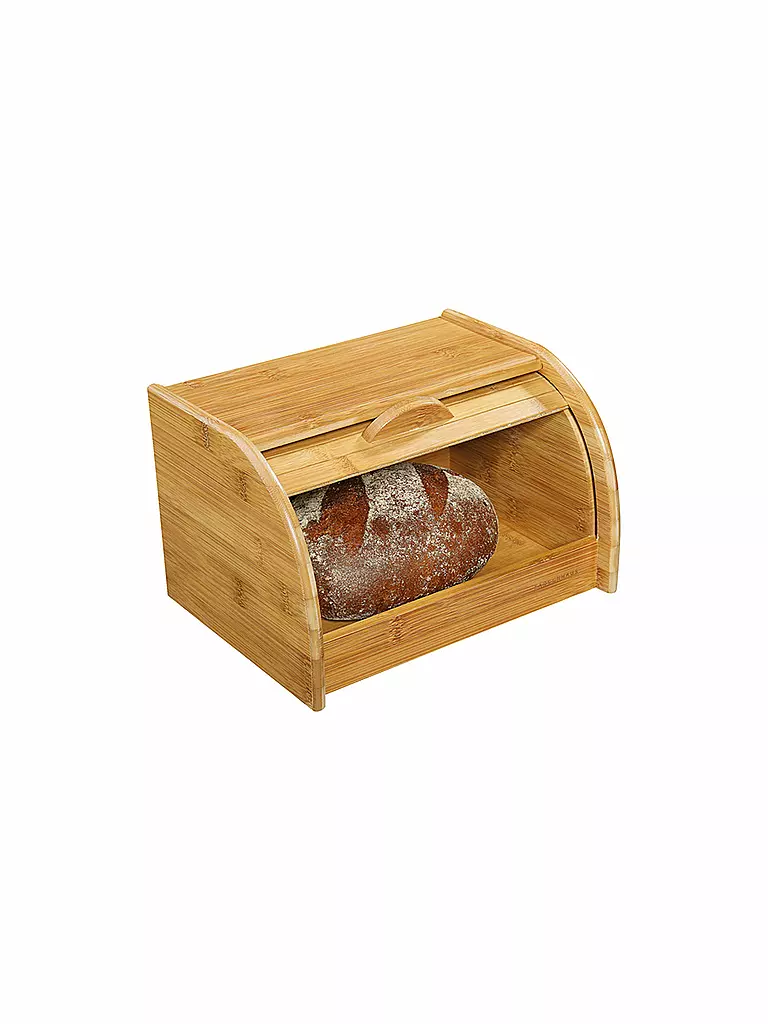 ZASSENHAUS | Boîte à pain à rouleau en bambou 40x26 cm | braun