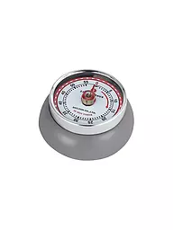 ZASSENHAUS | Minuteur de cuisine SPEED 7cm bleu métallisé | Gris