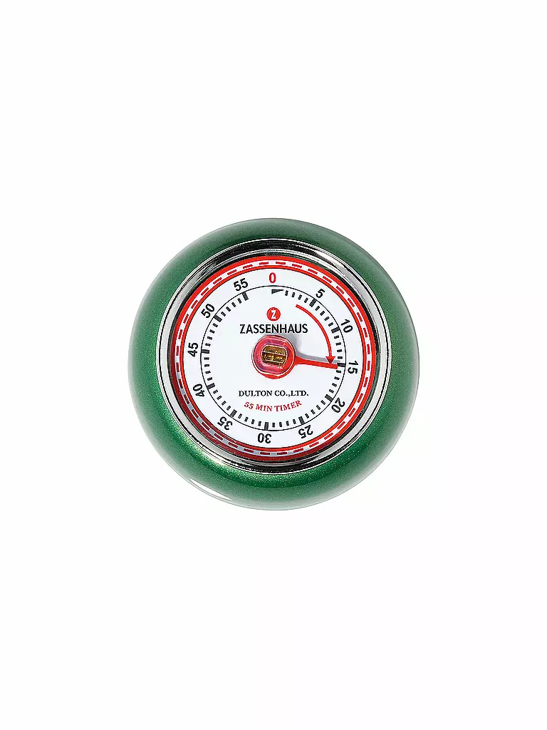 ZASSENHAUS | Minuteur de cuisine SPEED 7cm Vert Racing | 