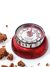 ZASSENHAUS | Minuteur de cuisine SPEED 7cm bleu métallisé | Rouge