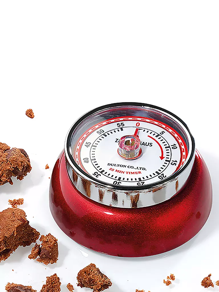 ZASSENHAUS | Minuteur de cuisine Speed Metallic Rouge | rot